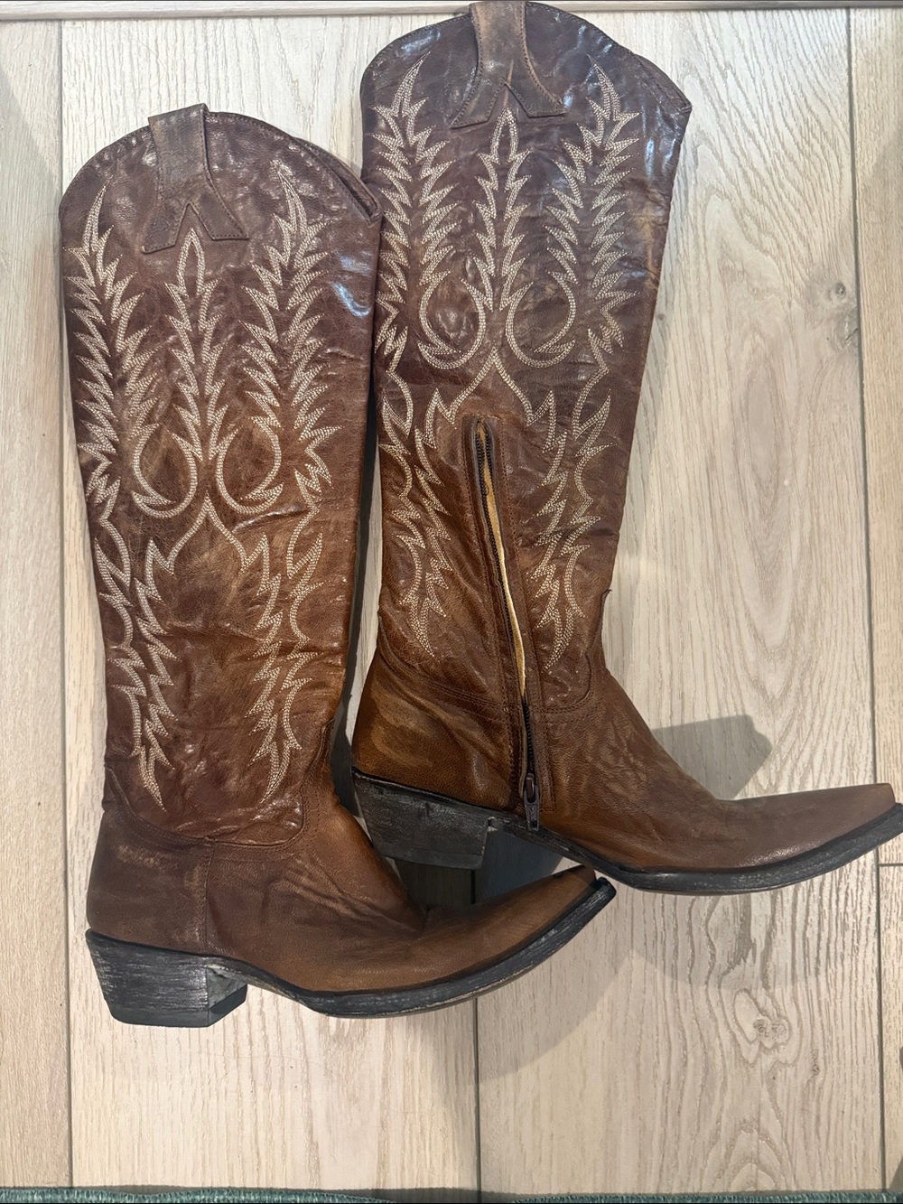 Old Gringo Brown Mayra Embroidered Cowgirl Boots